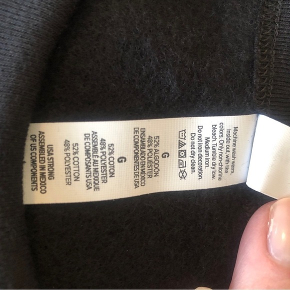 Bella Canvas Robinhood Logo Sweatshirt Black Men's Unisex size Large NWT - Picture 14 of 14